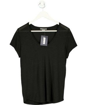 Vince. Black Drop Neck Top UK 12