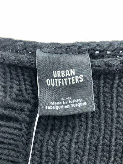 Urban Outfitters Black Distressed Hailey Open Sweater UK L