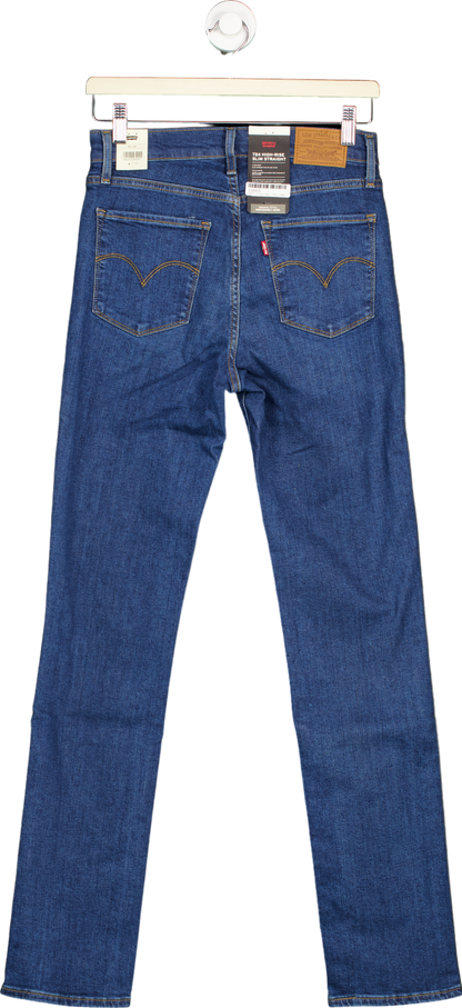 Levi's Blue 724 High-Rise Slim Straight Jeans W28