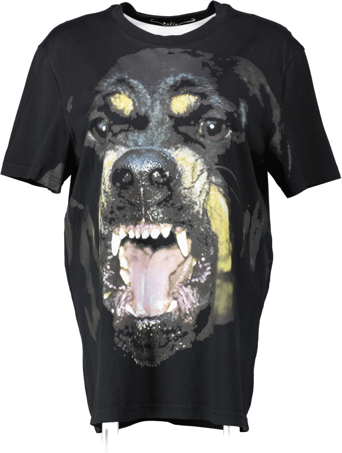 GIvenchy Black Firece Dog Slim Fit T-shirt UK M