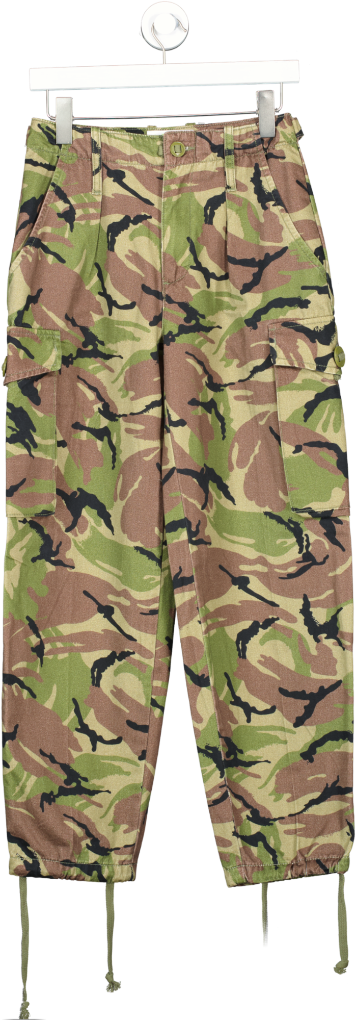 FRAME Green High Rise Utility Trouser W24