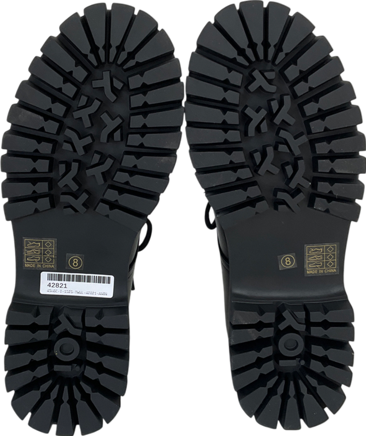 Koi Footwear Black The Corrupter Men's Square Toe Shoes UK 8 EU 42 👞