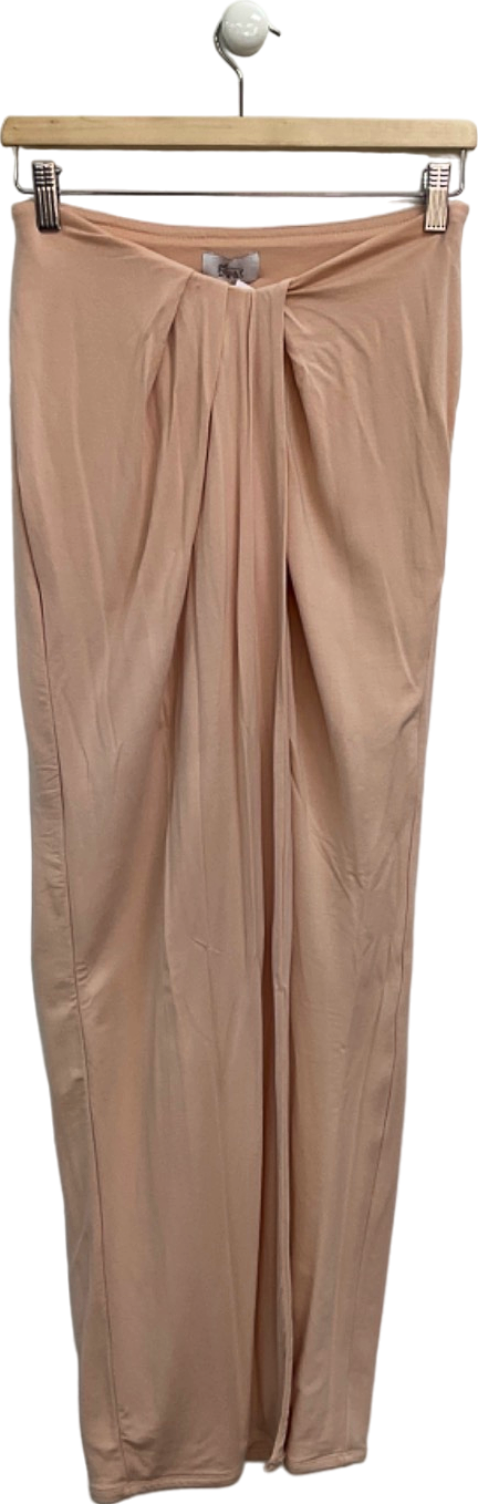 Oh Polly Nude Midi Skirt UK 10