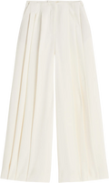 BODEN Cream Regent Wide Leg Trousers Ivory UK 10