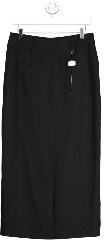 New Look Black Formal Split Front Skirt UK 12