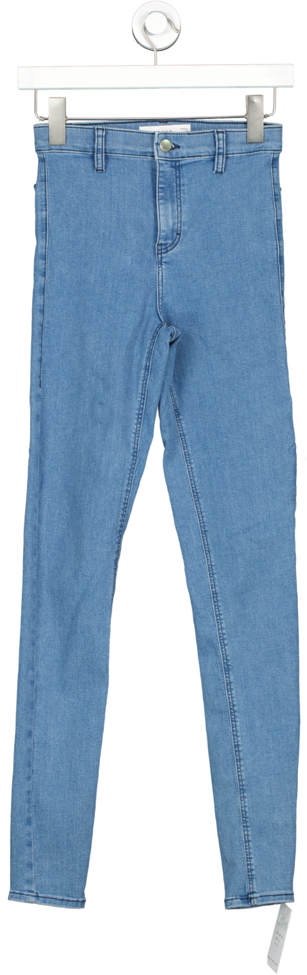 Topshop Blue Joni Jeans UK 8