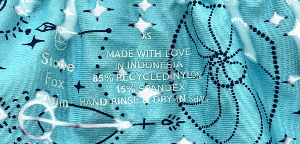 Stone fox swim Blue Bikini With Detailed Design UK XS