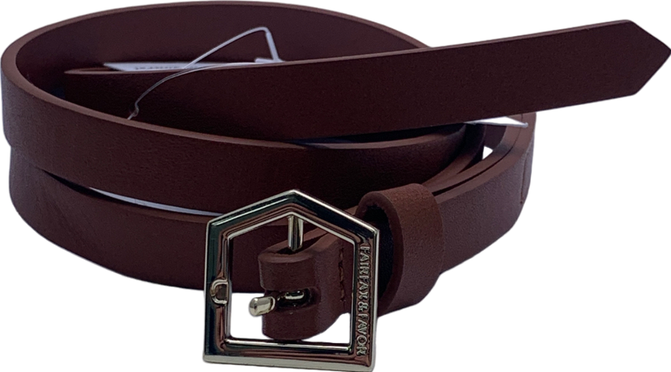 Fairfax & Favor Brown Leather Tan Belt  UK S