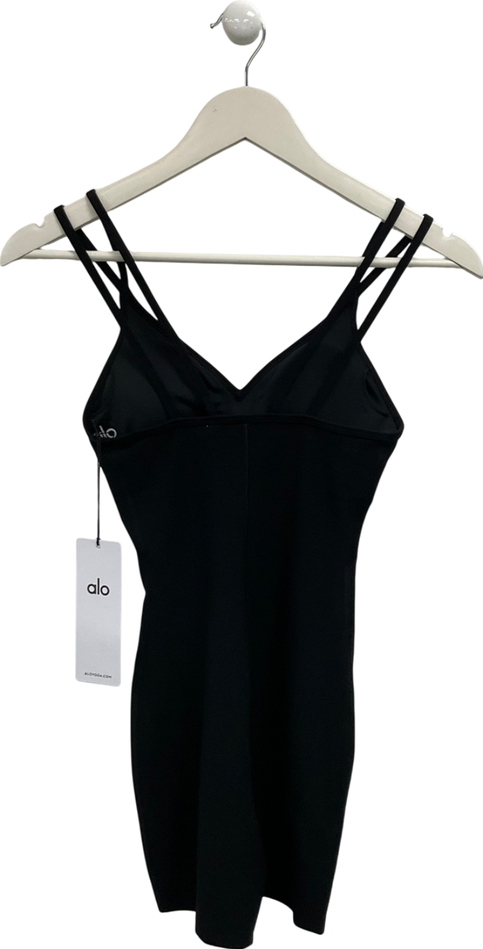 alo yoga Black Alosoft Suns Out Onesie UK XXS