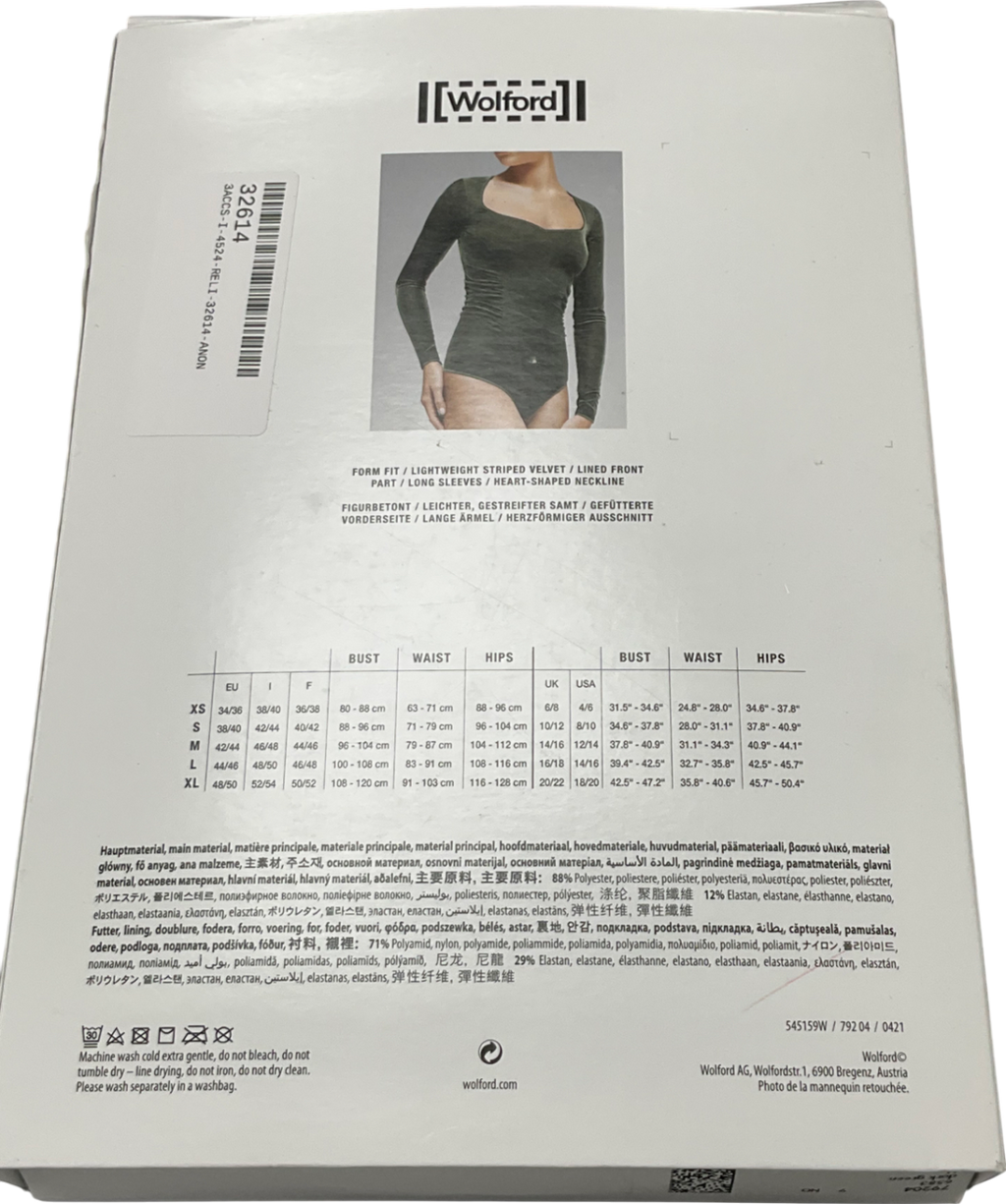 Wolford Green Esmerelda String Body UK M