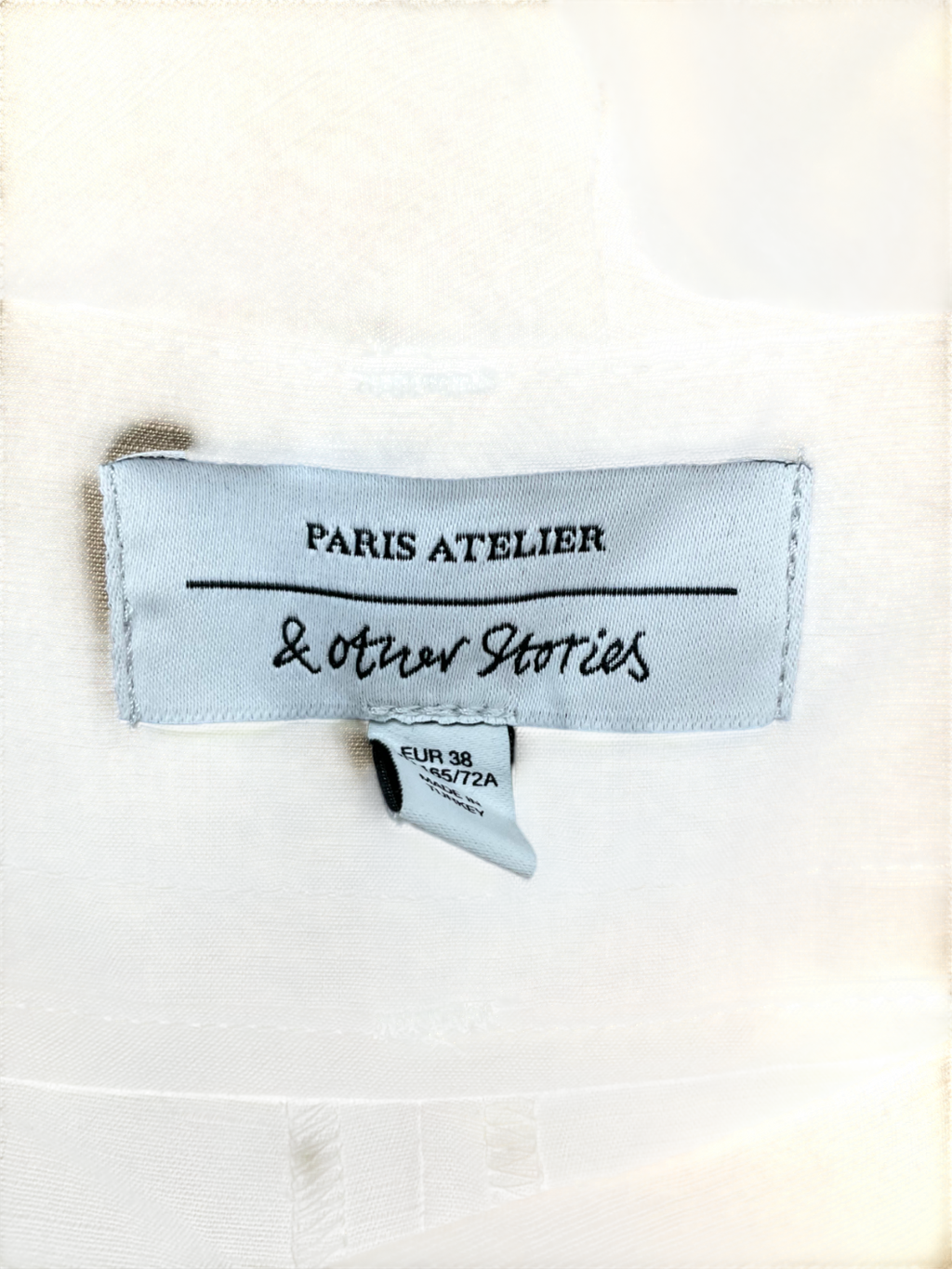 & Other Stories Beige Linen Blend Trousers UK 8