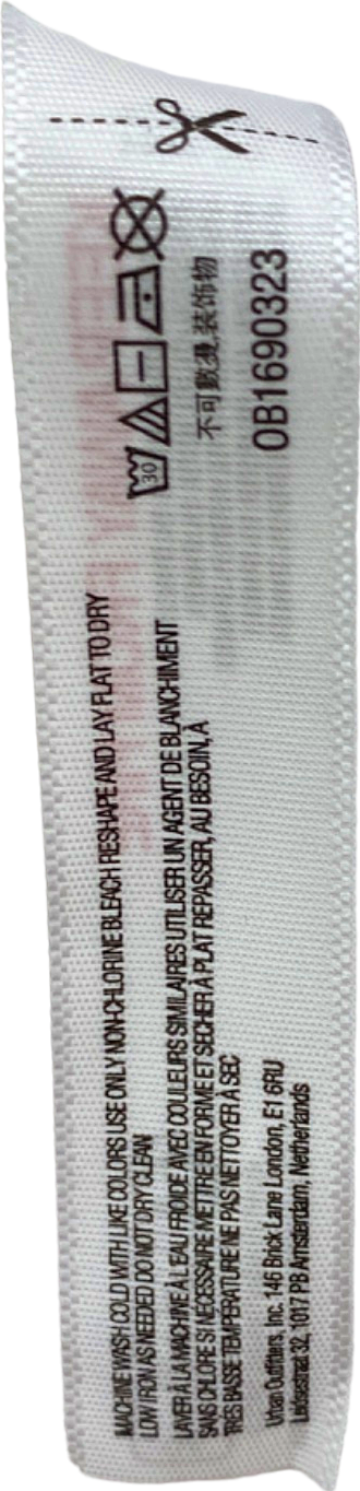 Urban Outfitters White Ribbed Tank Dress UK XL