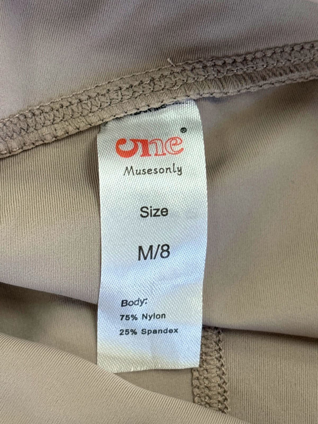 One Beige Leggings M