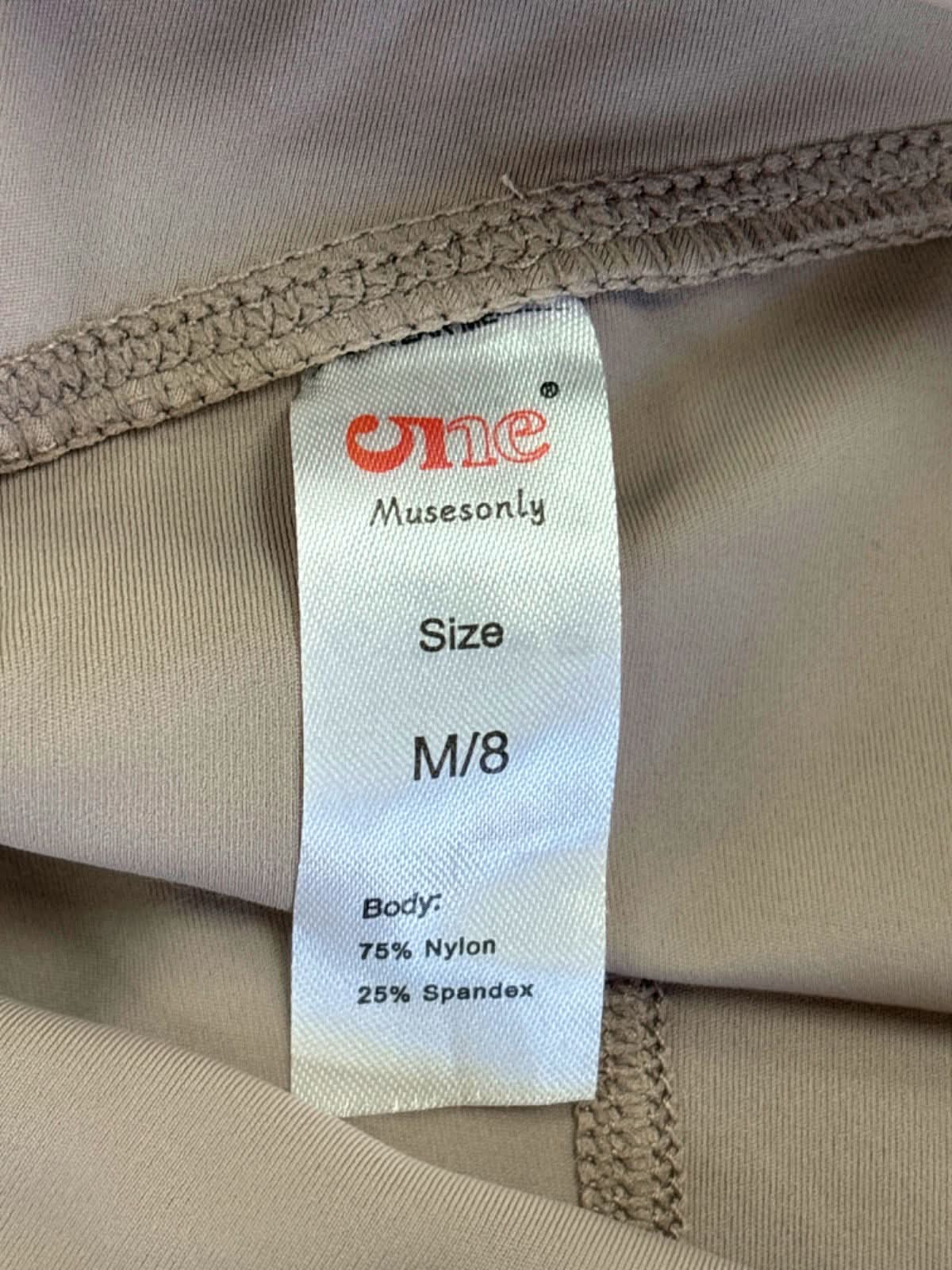 One Beige Leggings M