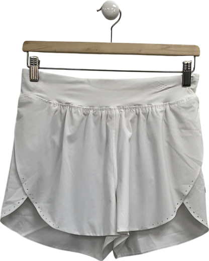 Lululemon White Lined Shorts UK 10