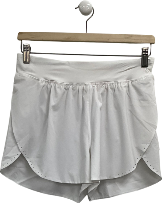 Lululemon White Lined Shorts UK 10