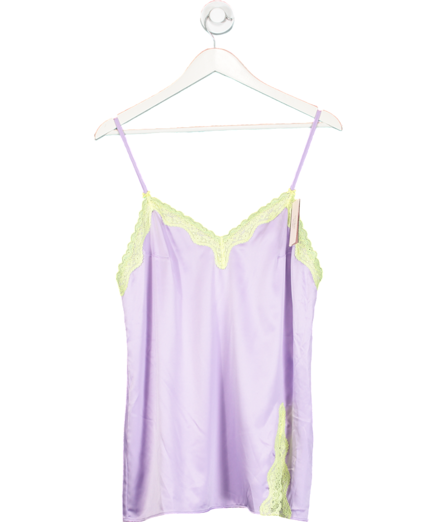 Victoria's Secret Purple Paradise Satin Slip UK L