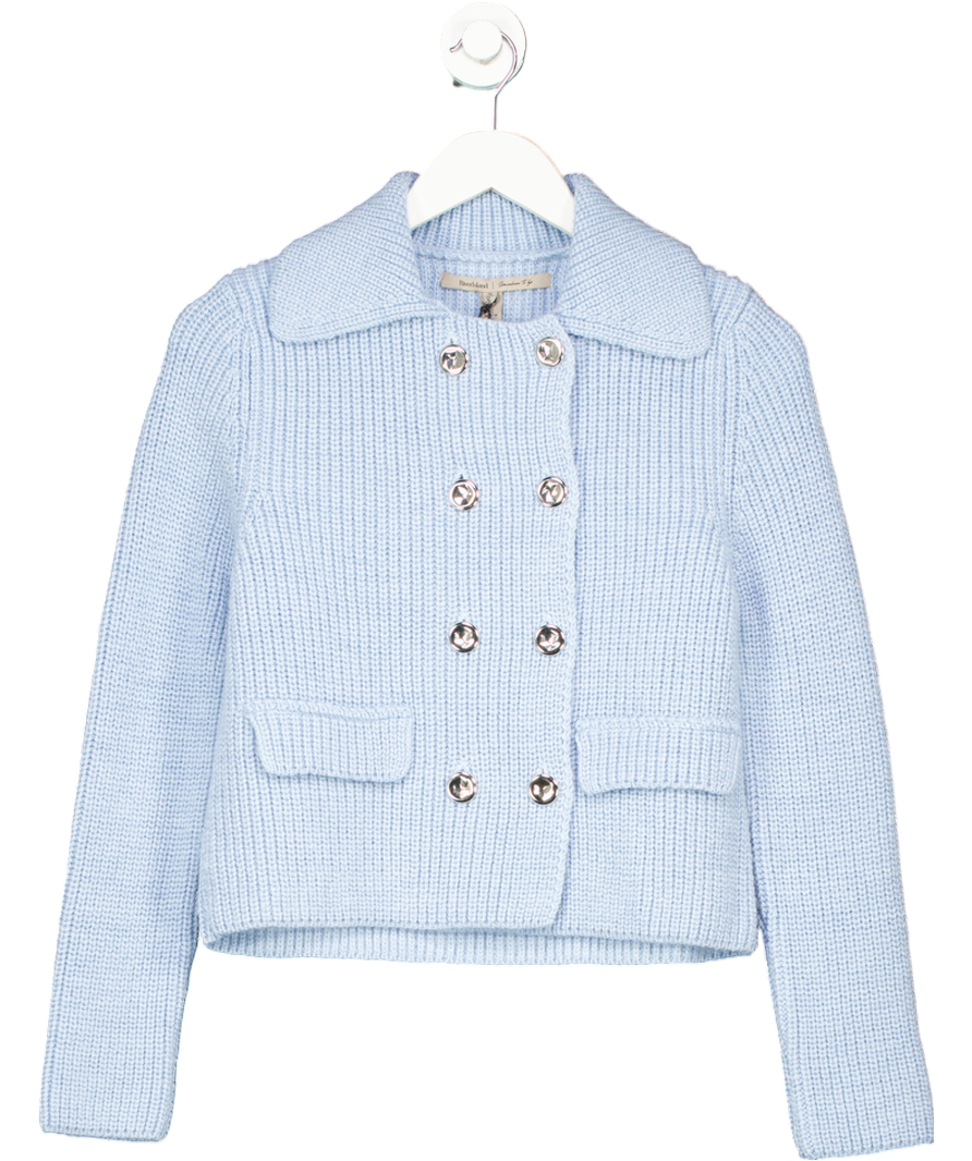 River Island Blue Knitted Cardigan UK XS