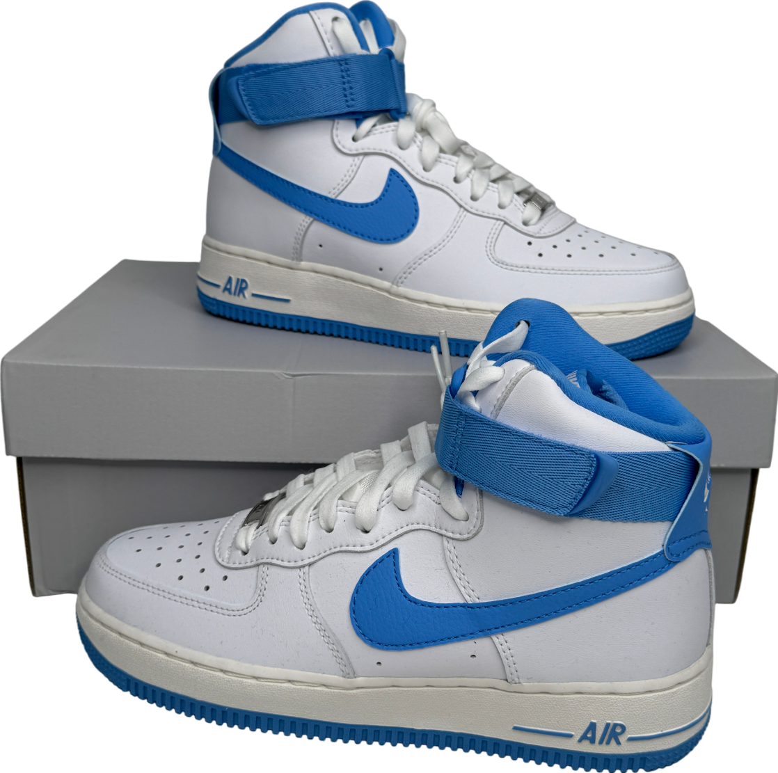 Nike Air Force 1 High White / Carolina Blue Sneakers UK 5 EU 38 👠