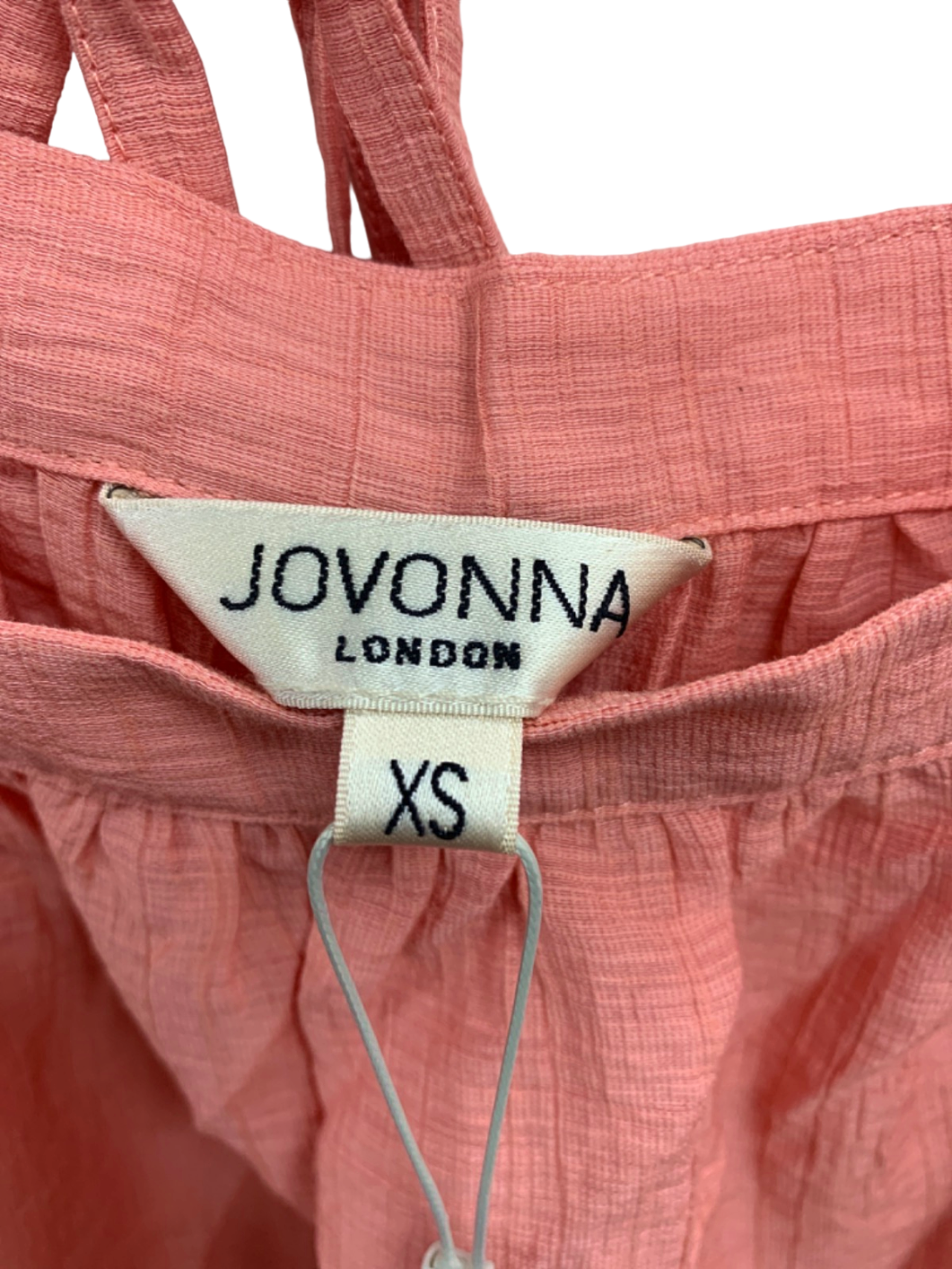 Jovonna London Coral FIAMMA Puff Sleeve Blouse UK XS