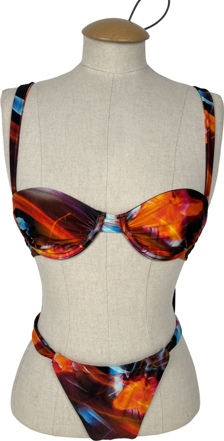 Capala Black Isla Bikini Top And Kaia Bikini Bottom UK S