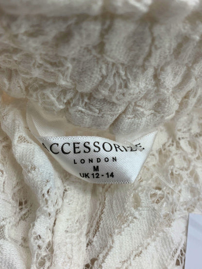 Accessorize White Lace Shorts UK 12-14