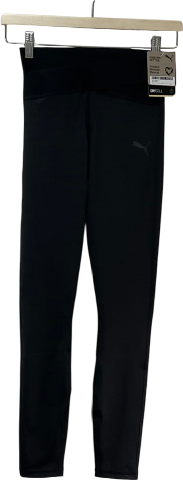 Puma Black Dessert Banded Leggings UK XS