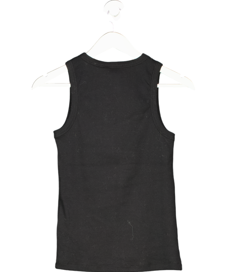 Mint Velvet Black High Neck Vest Top UK S
