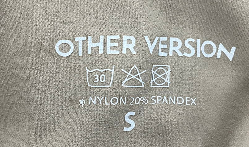 Another Version Beige Second Skin Legging UK S