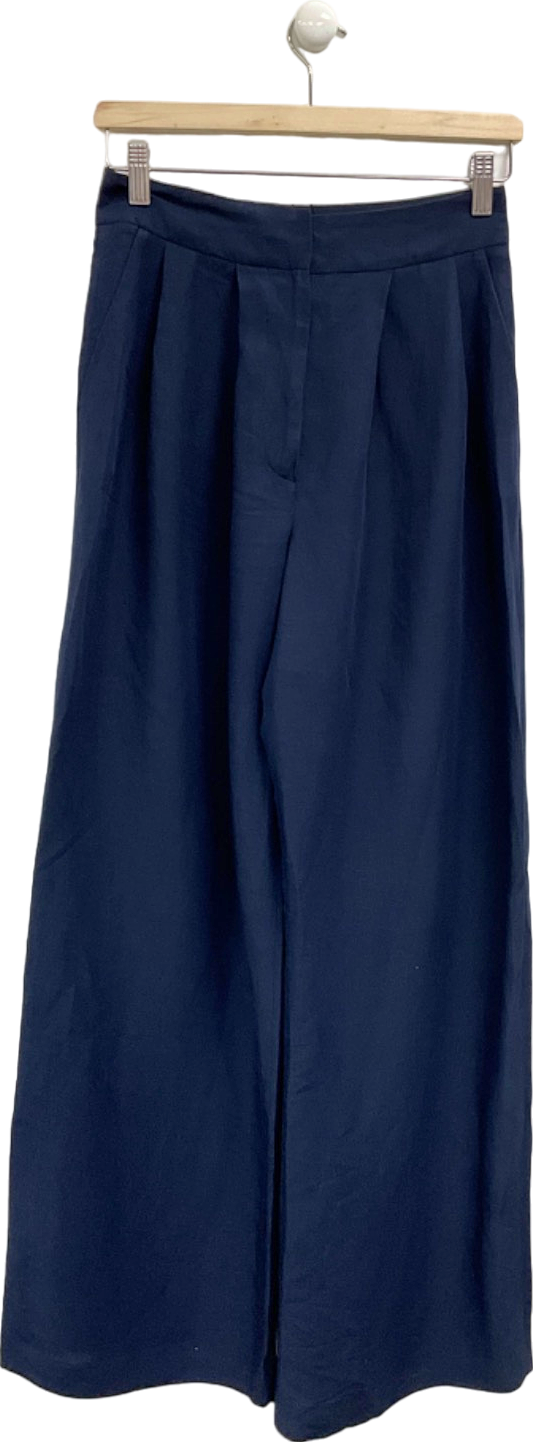 Karen Millen Blue Wide Leg Trousers UK 6