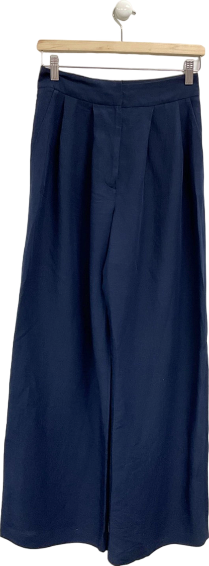 Karen Millen Blue Wide Leg Trousers UK 6