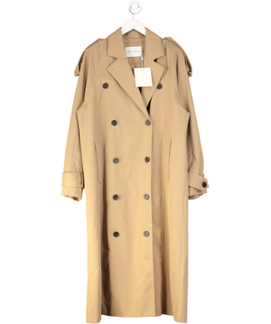 Camilla And Marc Classic Camel Double Breasted Trench Coat UK M/L
