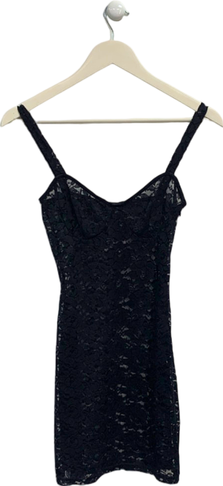 Superdown Black Lace Mini Dress XS