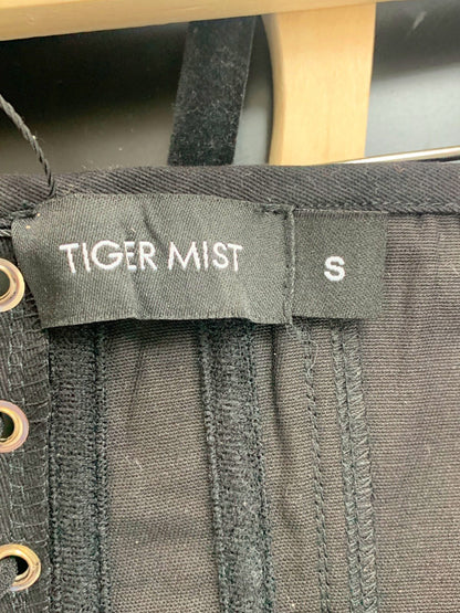 Tiger Mist Black Milly Top Small