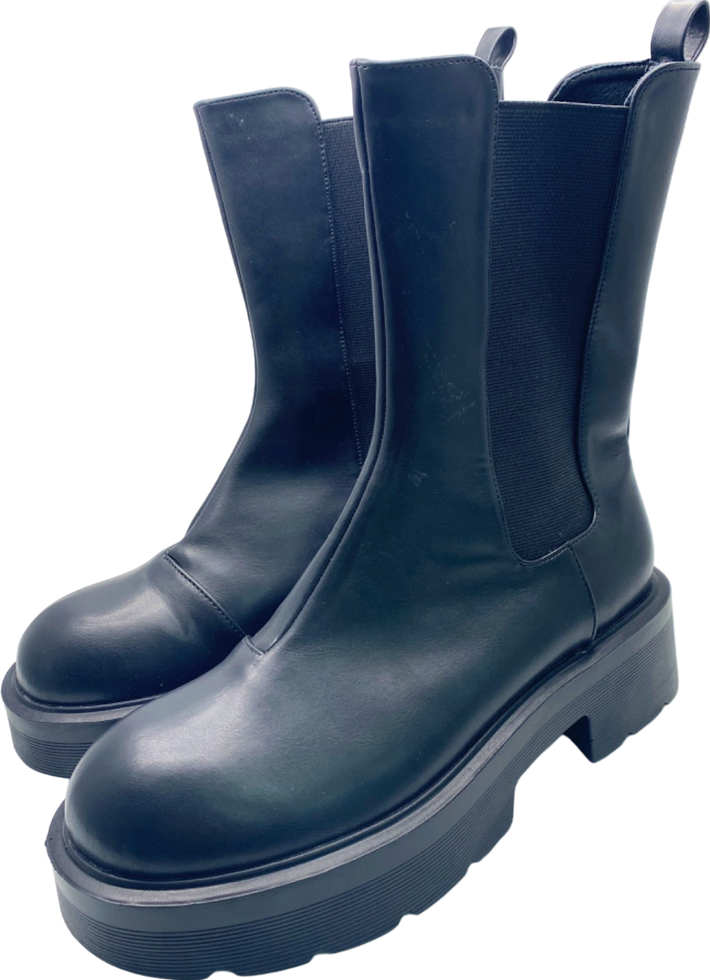 RAID Black Chunky Chelsea Boots UK 8 EU 41 👠