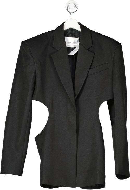Afterhours Black Oversized Twist Back Blazer Dress One Size