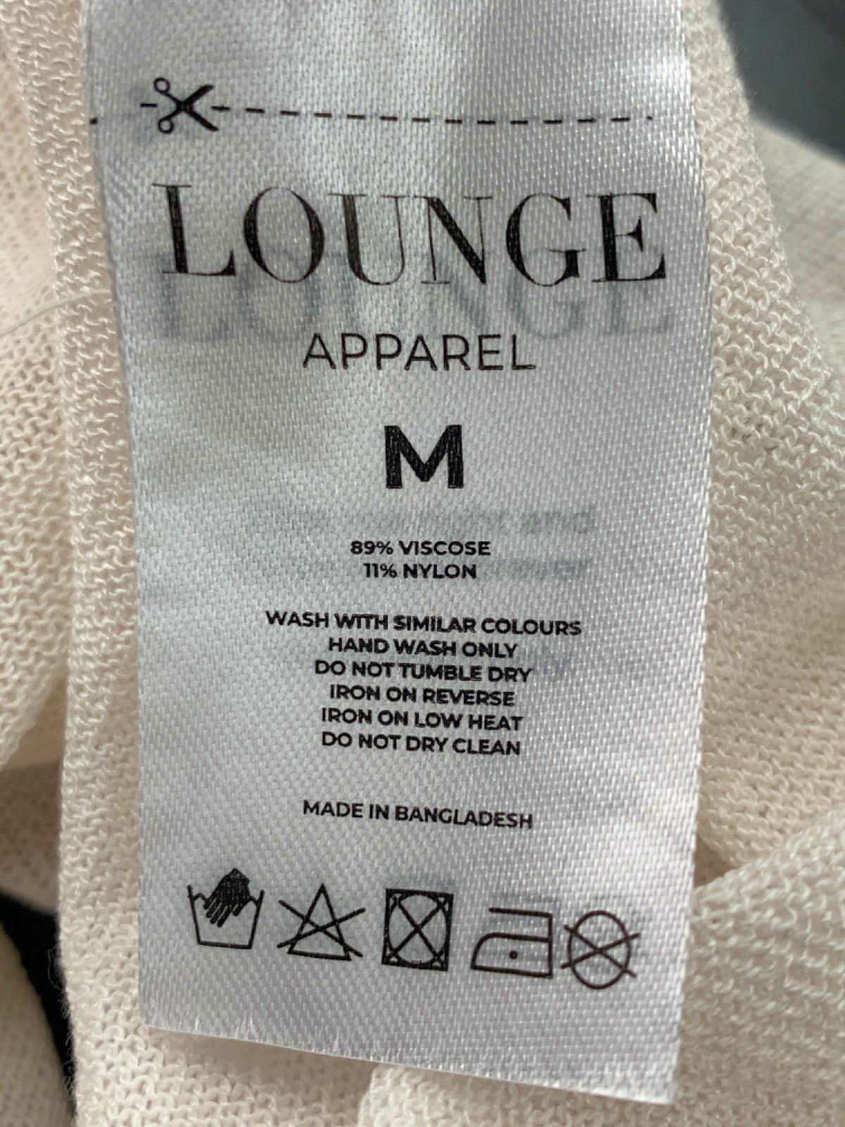 Lounge Cream Cardigan UK M