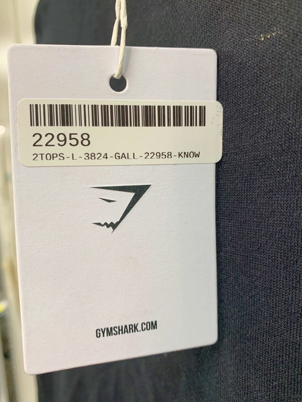 Gymshark Black Graphic Cut Off T-Shirt L