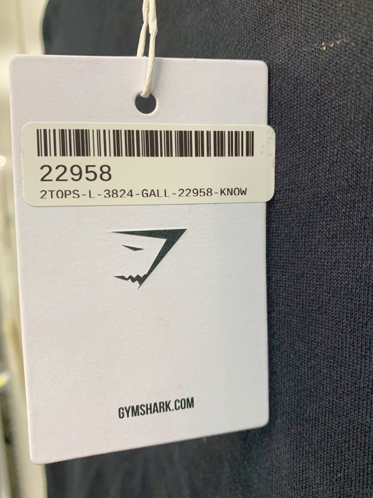 Gymshark Black Graphic Cut Off T-Shirt L