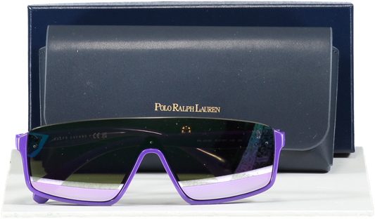 Polo Ralph Lauren Ph 4211u - 6131p1 Shiny Purple Sunglasses In Case & Box One Size
