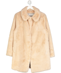 Miranda Dunn Cream Supersoft Diffusion Snuggle Coat In Stone UK L