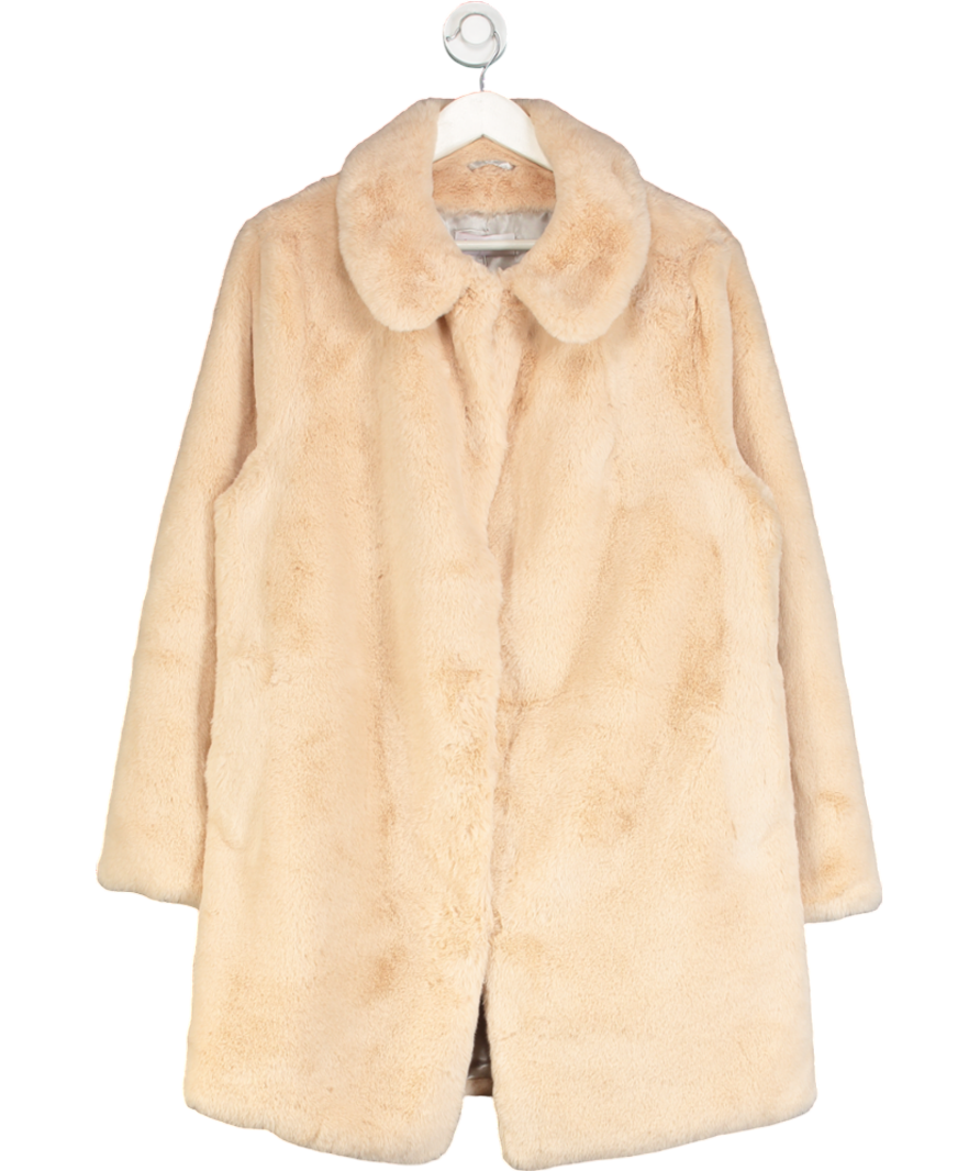 Miranda Dunn Cream Supersoft Diffusion Snuggle Coat In Stone UK L