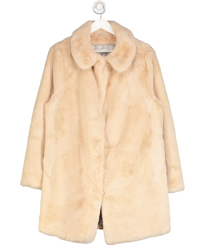 Miranda Dunn Cream Supersoft Diffusion Snuggle Coat In Stone UK L