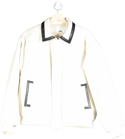 OWN White Quilted Jacket UK One Size