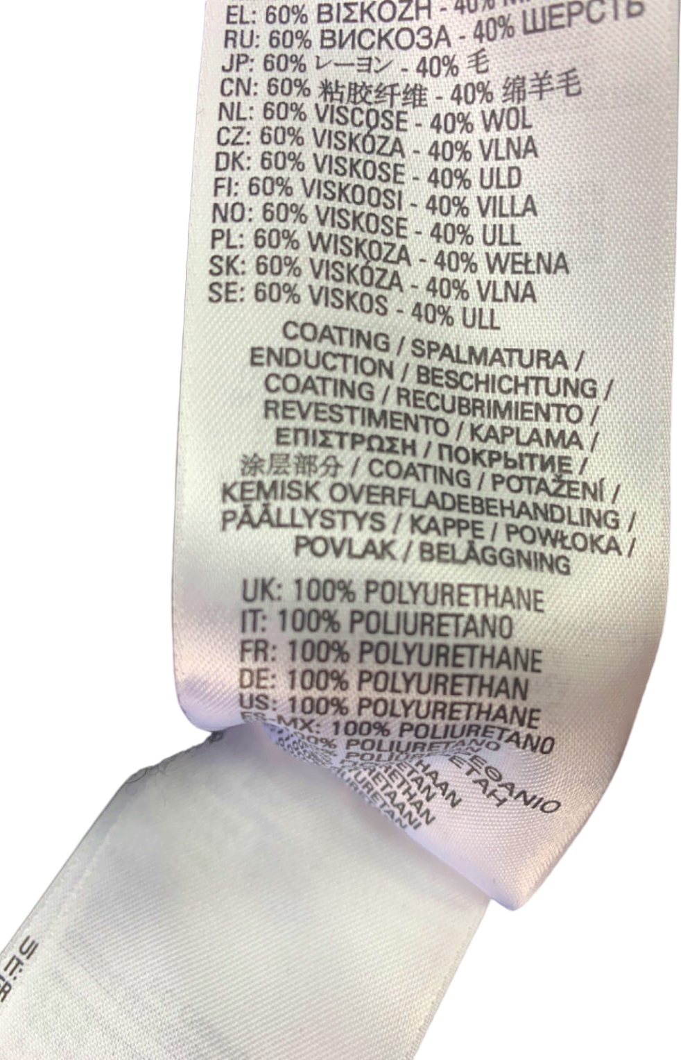 Diesel Red G-Magnolia Coated Jacket UK M