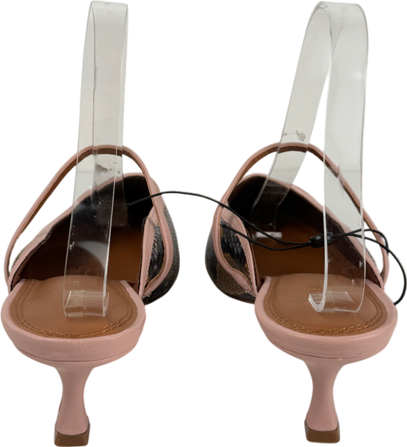 River Island Multicoloured Toe Cap Court Shoes UK 6 EU 39 👠