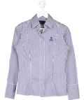 Philipp Plein Blue Gingham Shirt UK S