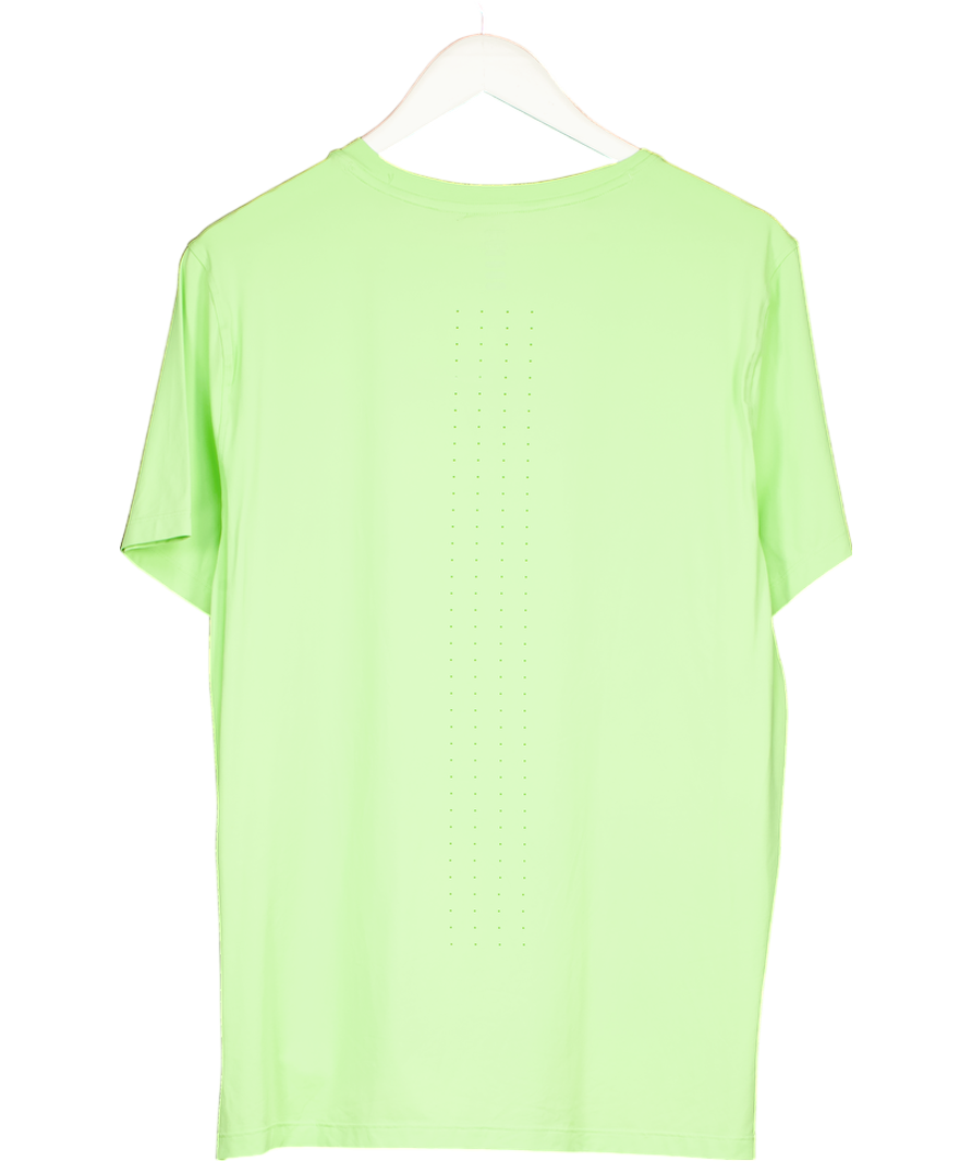 Under Armour Green Launch Elite Graphic Short Sleeve T-shirt UK M