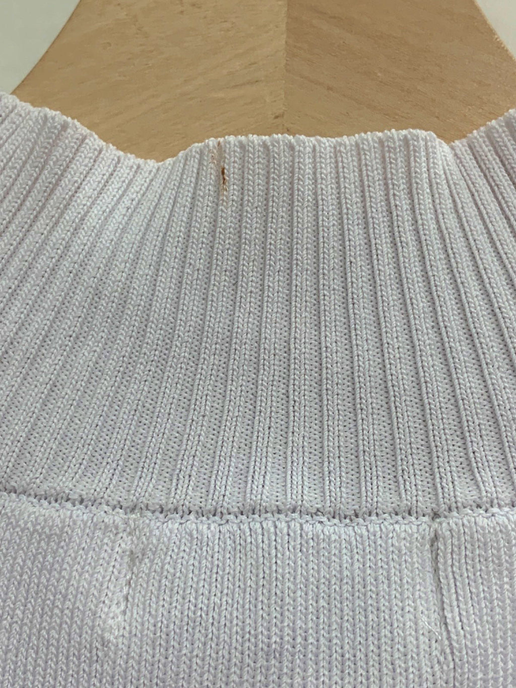 Lounge White Ribbed Tennis Dress UK S