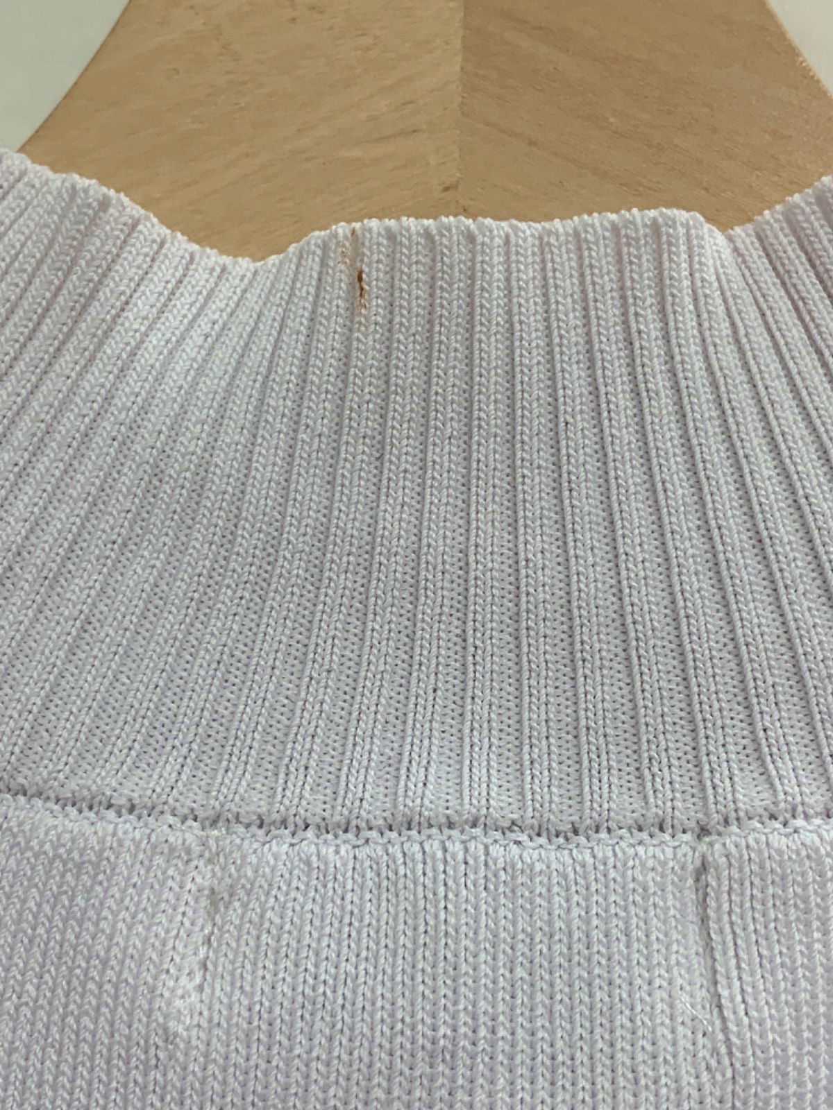 Lounge White Ribbed Tennis Dress UK S